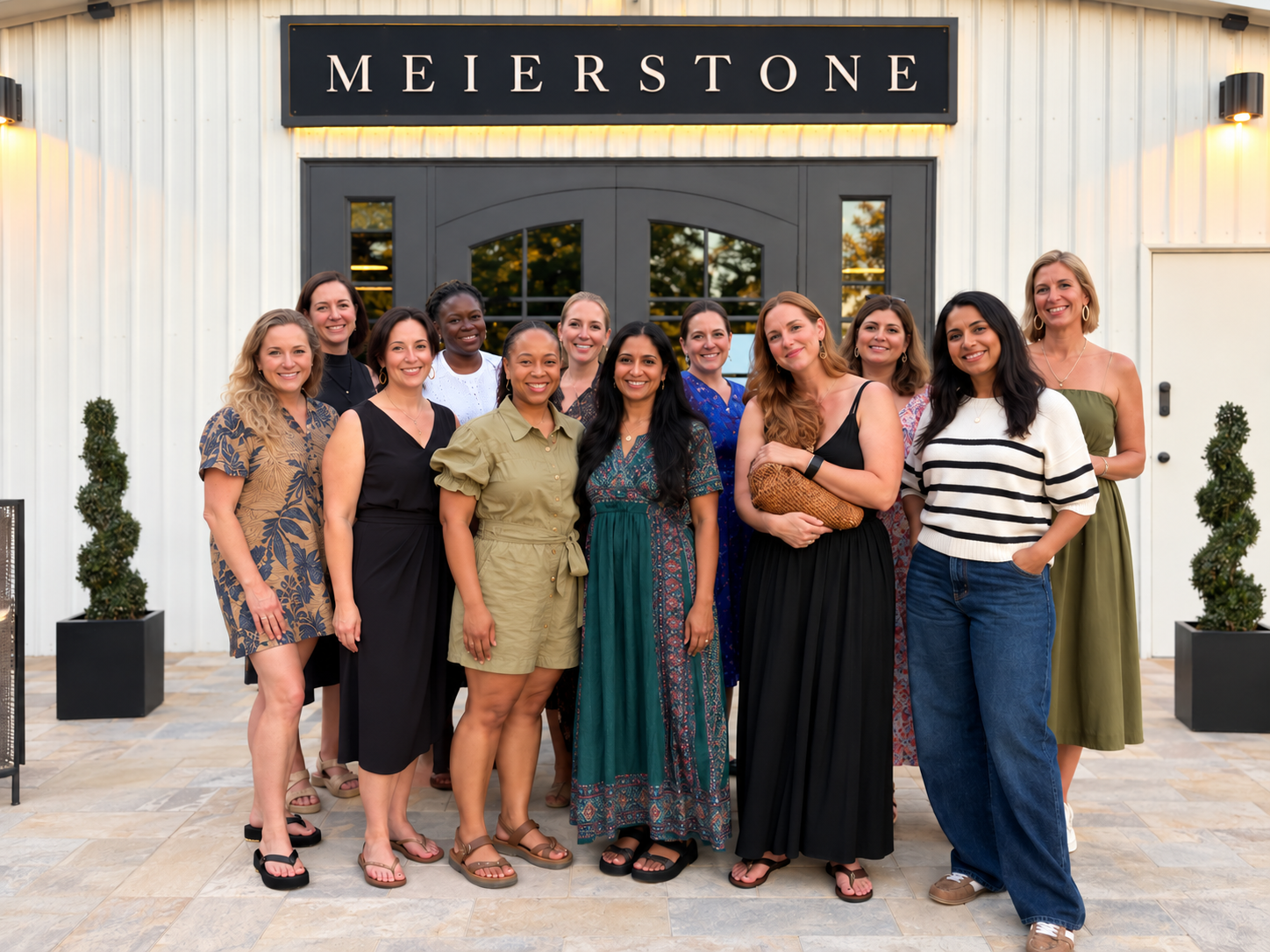 Group of executive women leaders at Carter Creek Winery retreat, September 2026